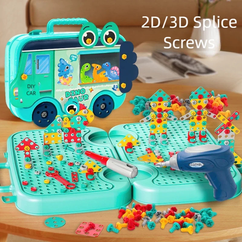 Gardening Tools For 8 Year Olds - Simulation Electric Screwdriver Montessori Toys Assembly
