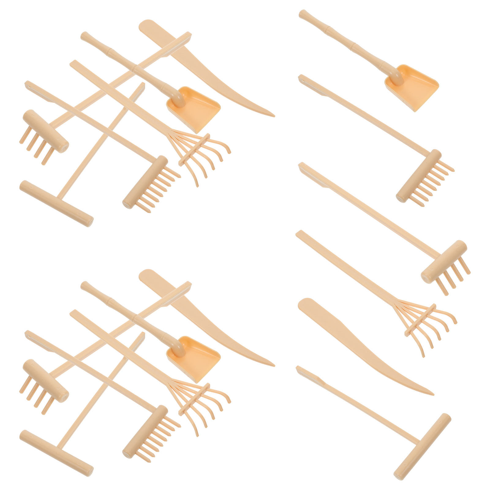 Gardening Tools Kit - 4Sets Mini Zen Garden Sand Rake