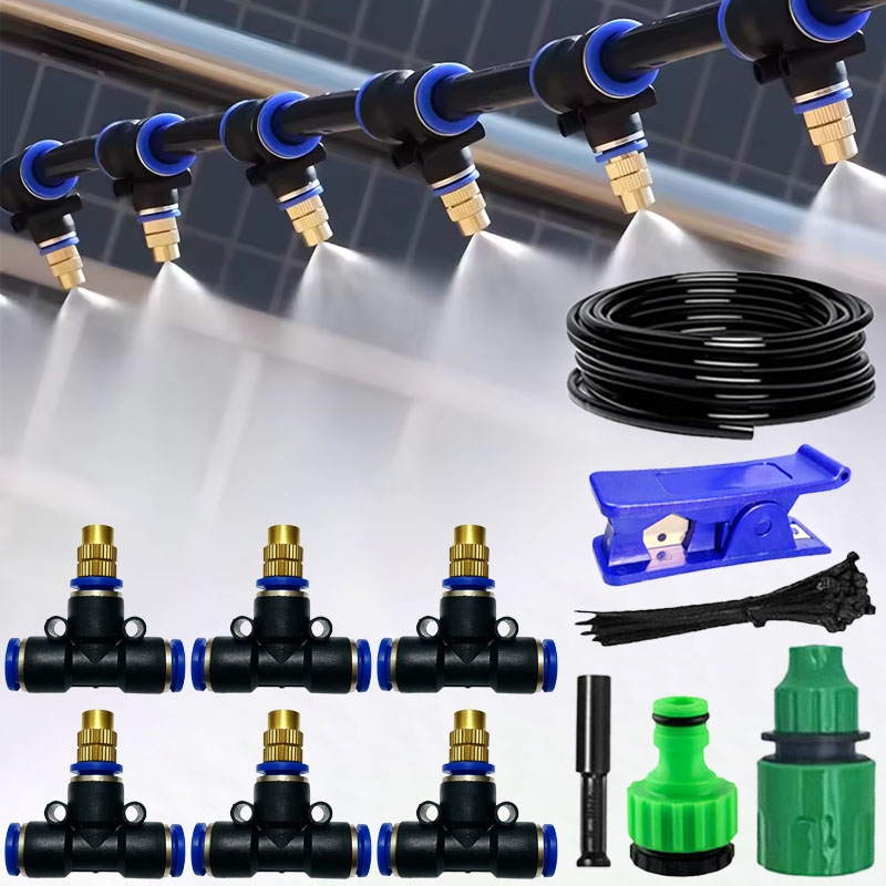 Grow Bags - Misting Cooling System Kit Brass Nozzles