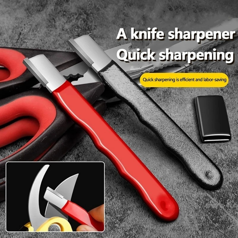 Essential Gardening Tools - Professional Metal Knife Sharpener Scissors Sharpener