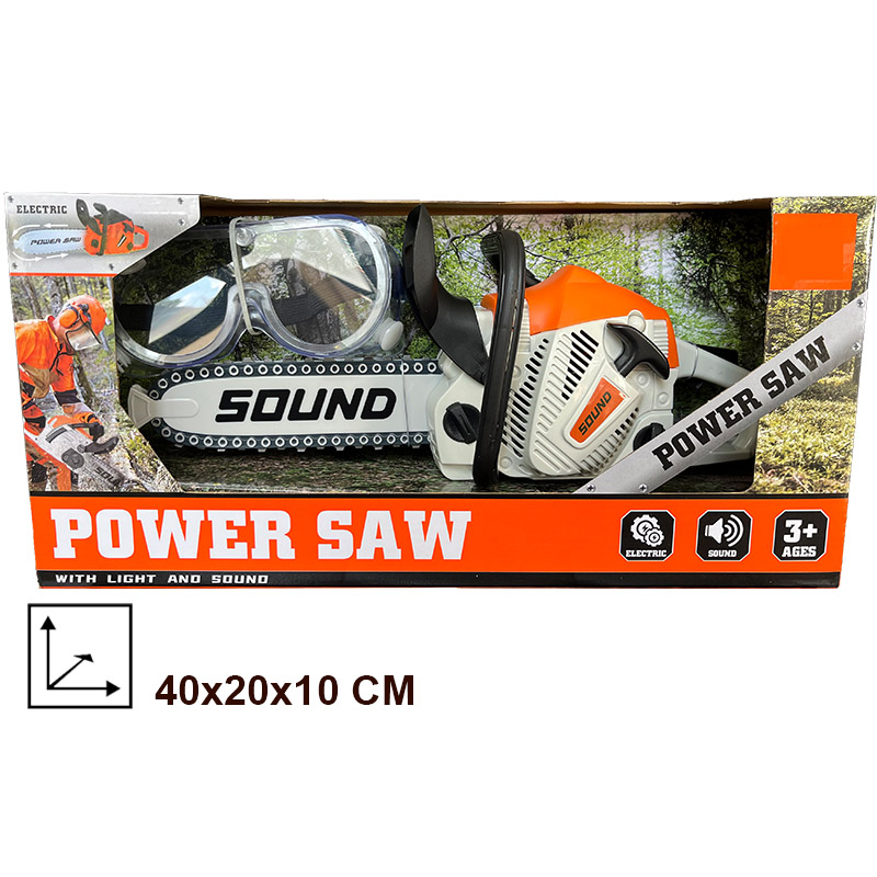 Toy Chainsaw with Goggles Chil - Gardening Tools For 8 Year Olds recension och pris