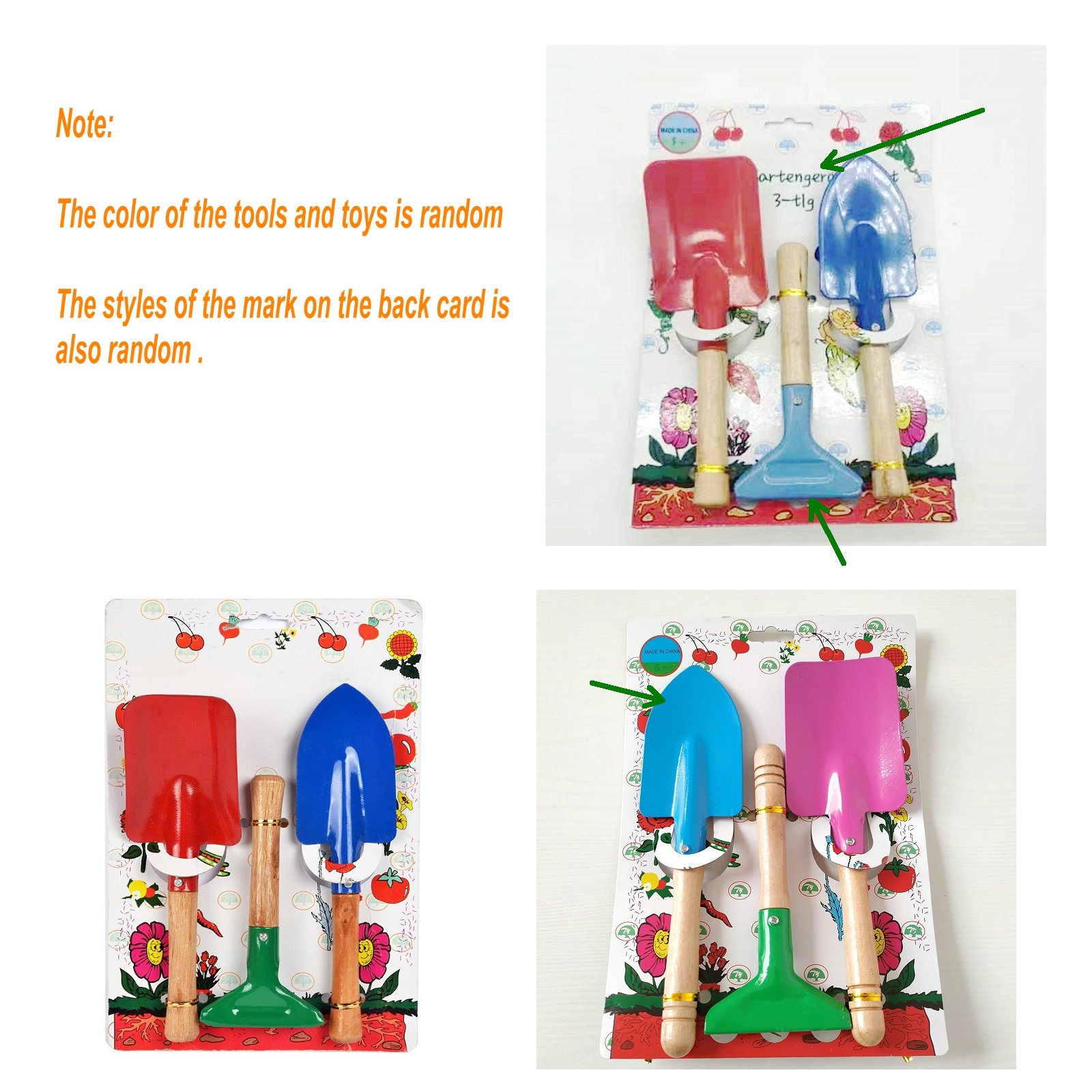 One set three pieces Camping a - Gardening Tools Toys recension och pris