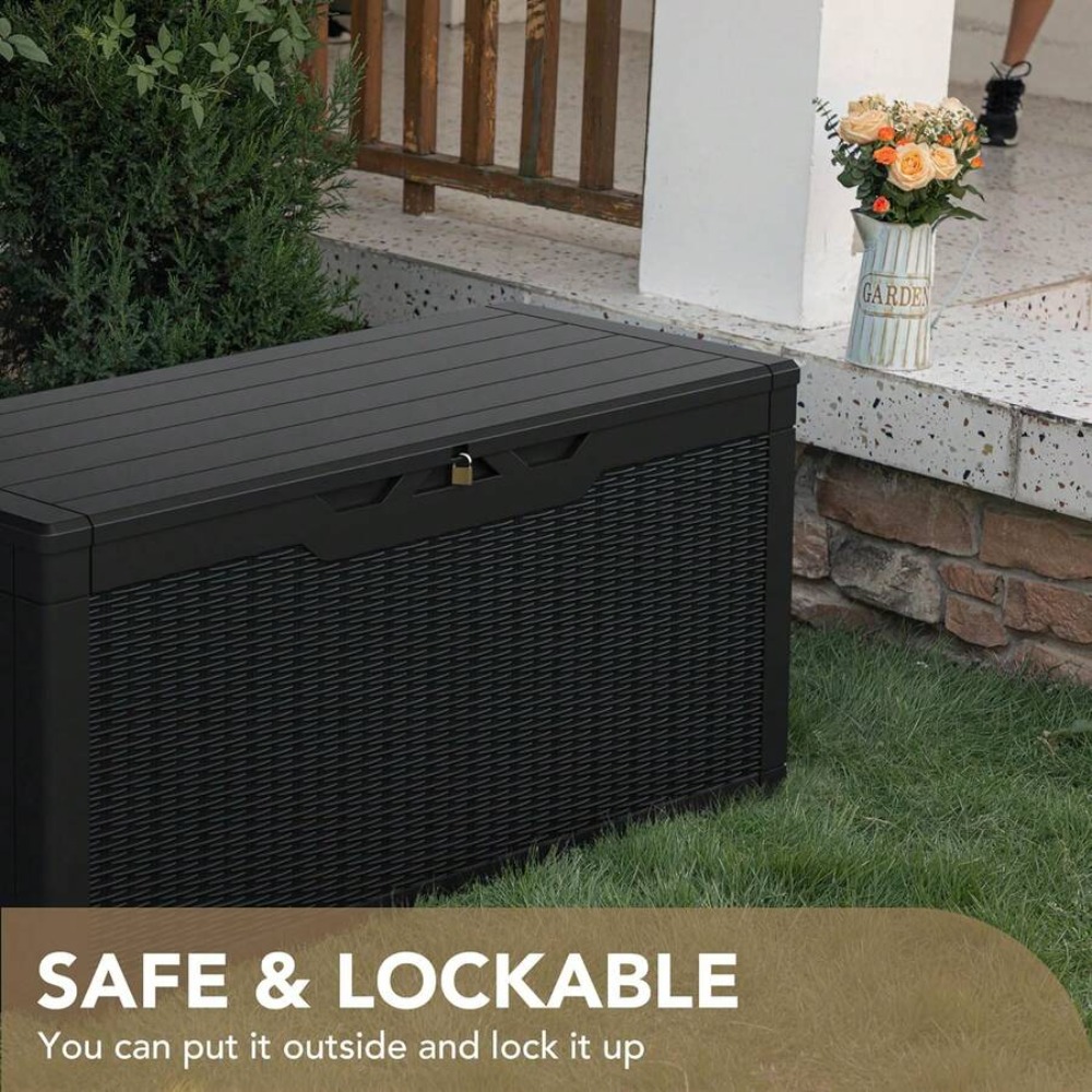Large Lockable Outdoor Storage - Gardening Tools Plastic recension och pris