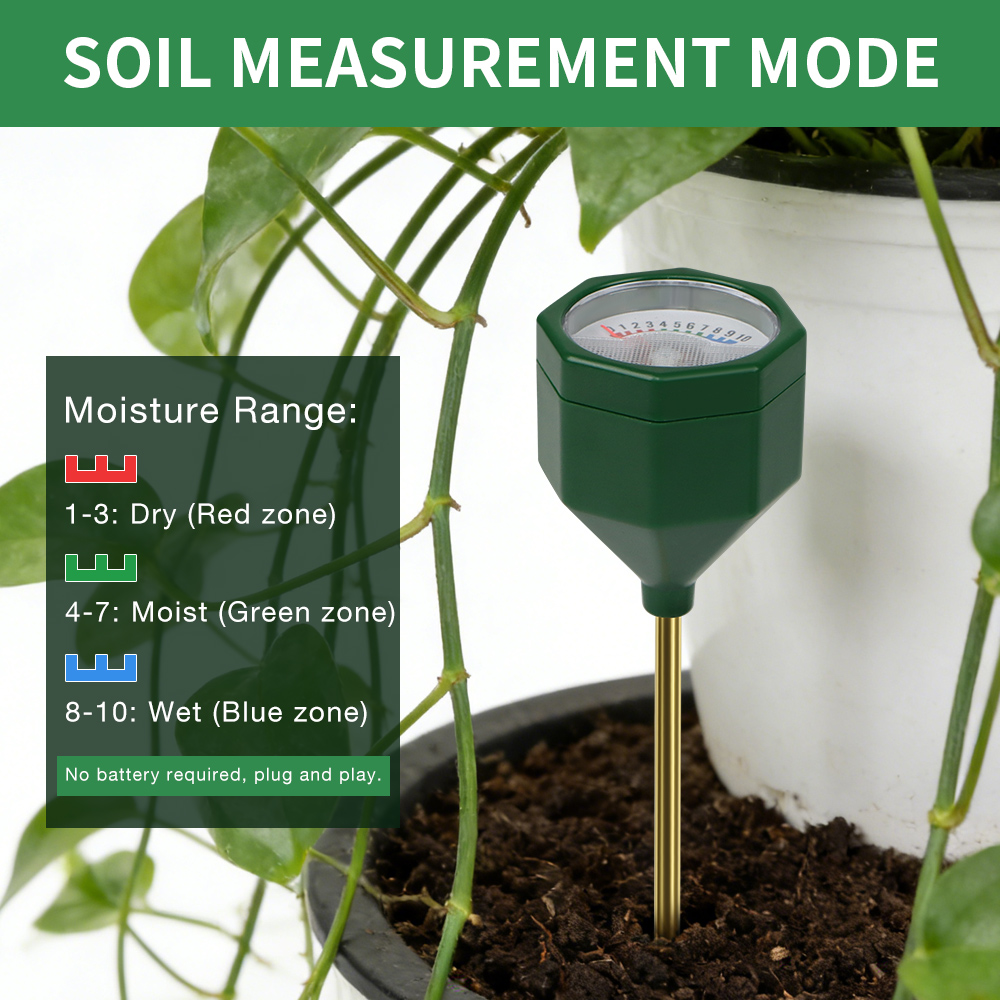 Soil Moisture Meter Soil Moist - Gardening Tools Required recension och pris