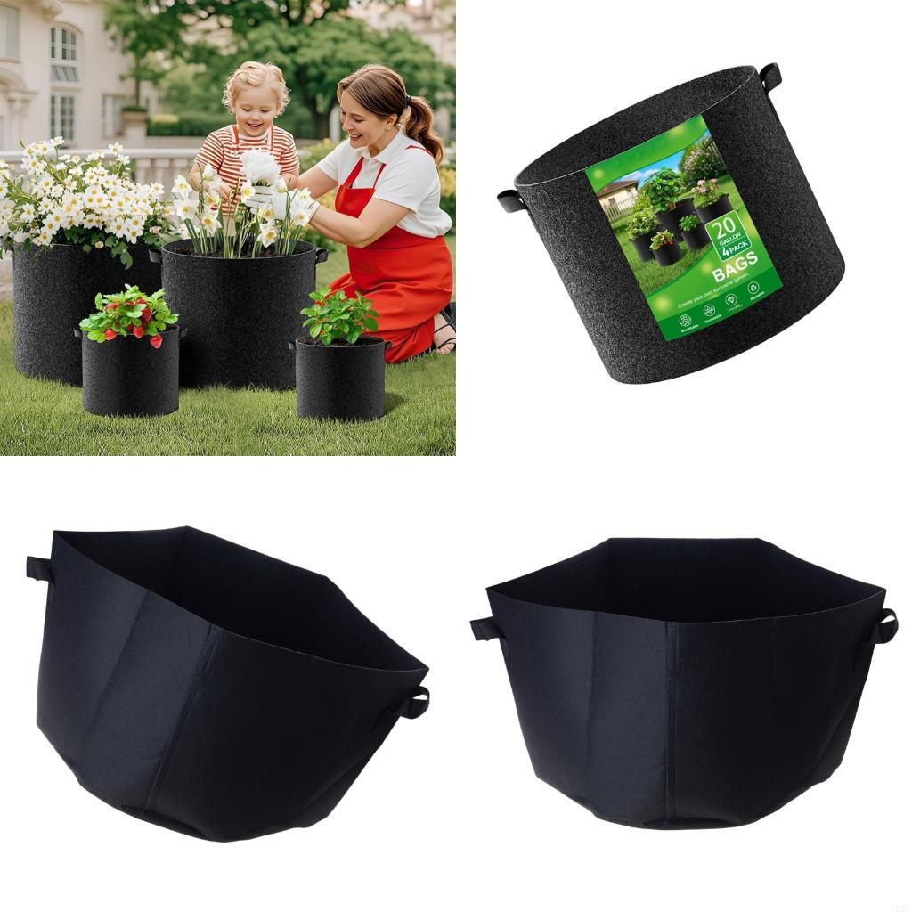   4x Reinforced Grow Pots Gard - Grow Bags recension och pris