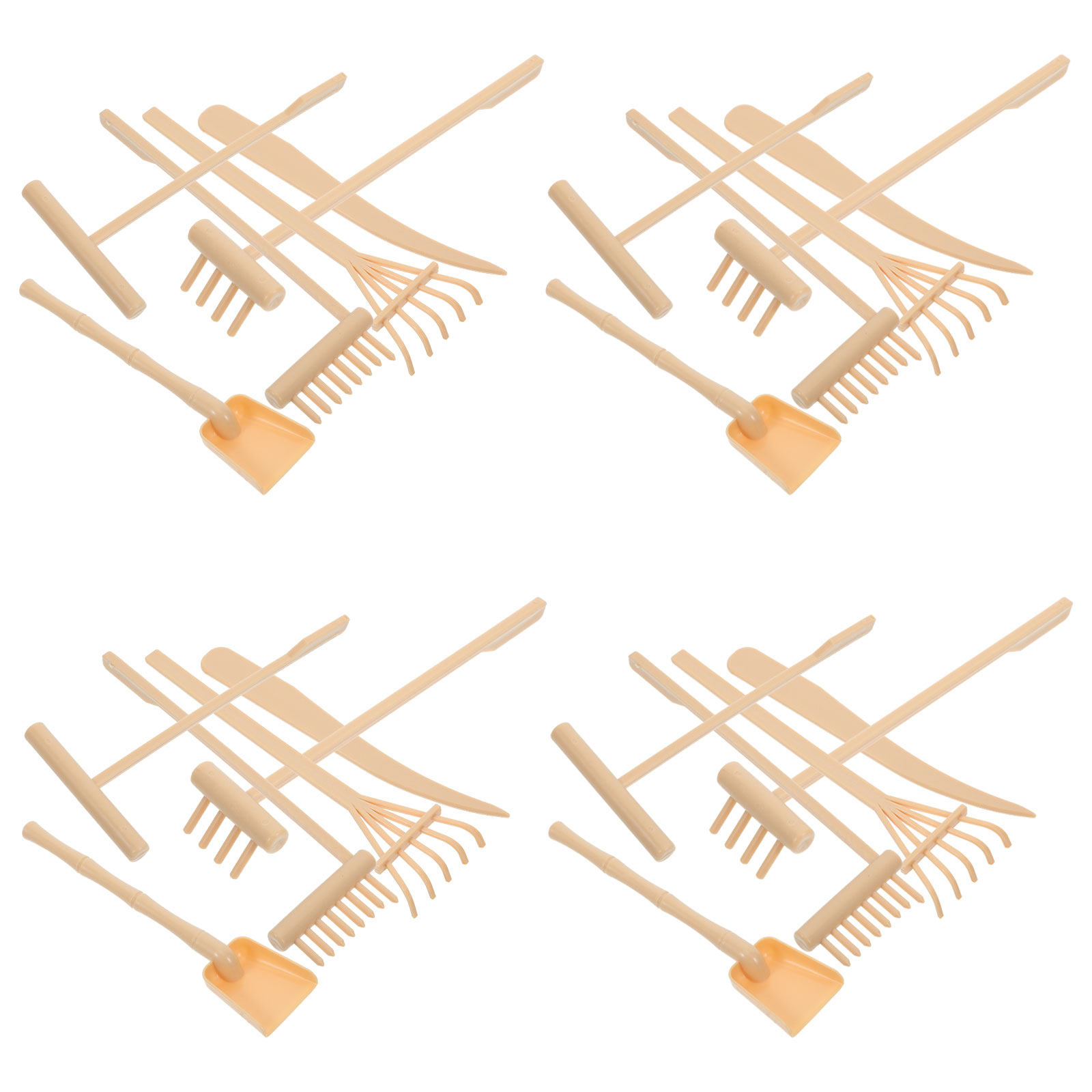 4Sets Mini Zen Garden Sand Rak - Gardening Tools Kit recension och pris