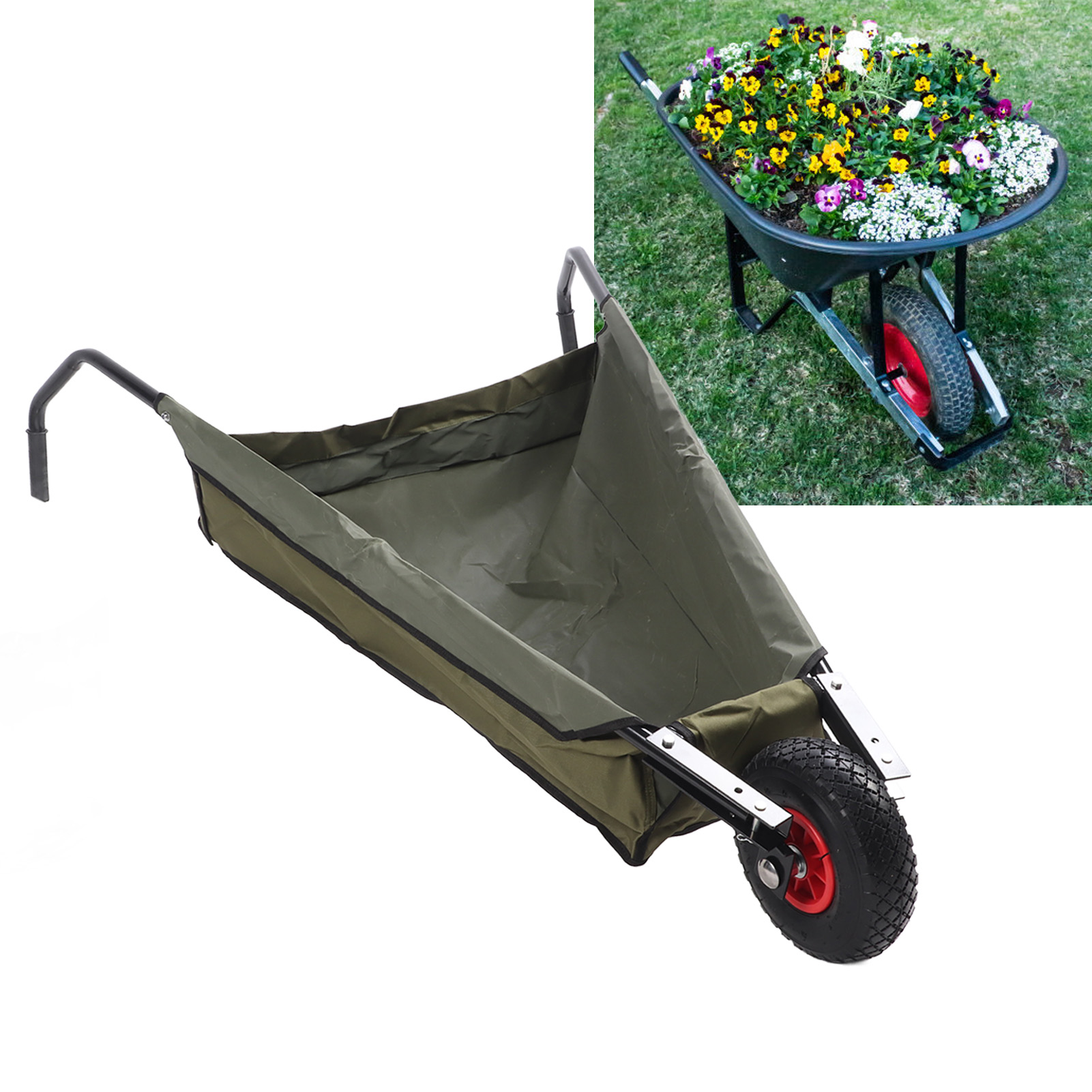 Garden Wheelbarrow Collapsible - Grow Bags recension och pris