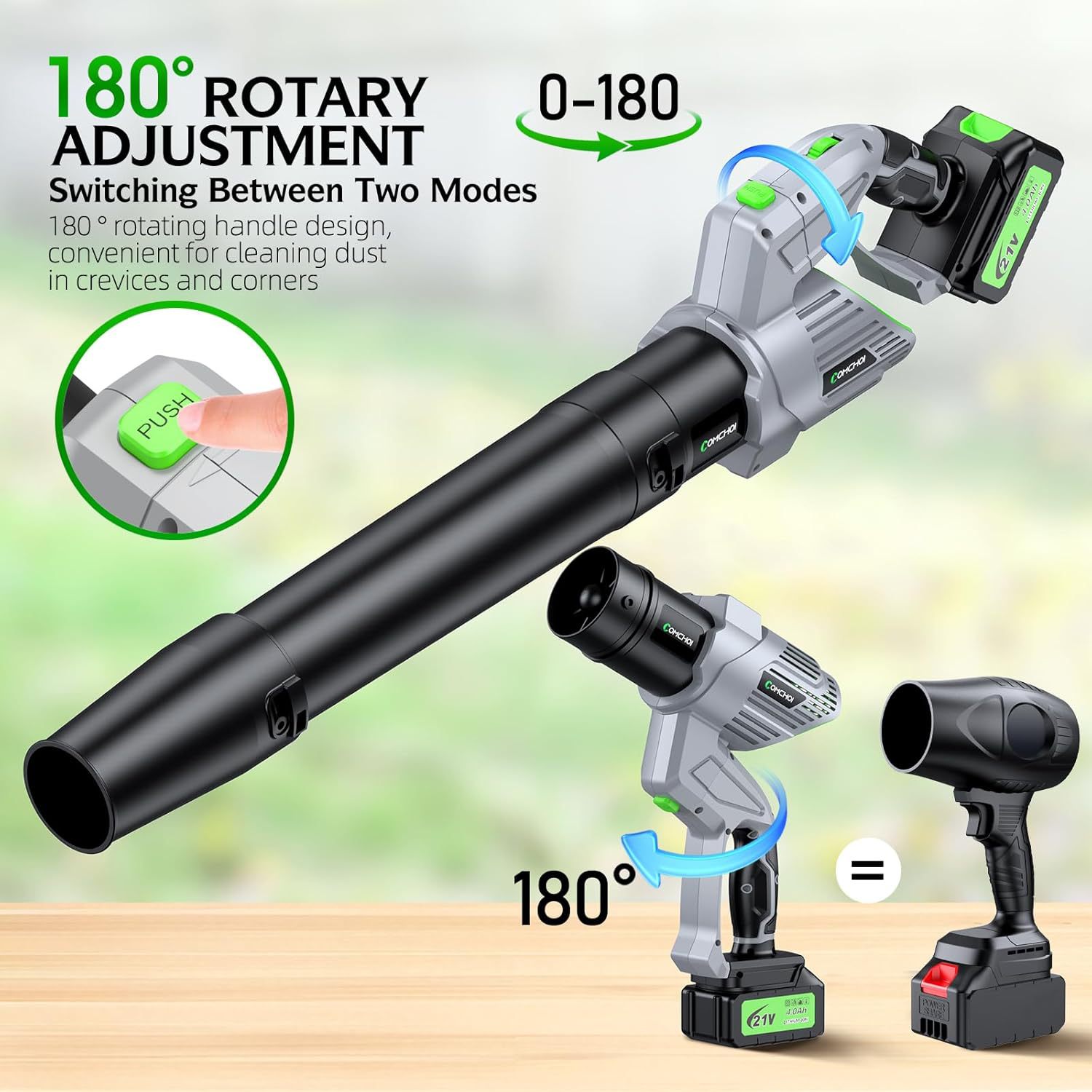 Cordless Electric Leaf Blower  - Gardening Tools Battery Powered recension och pris