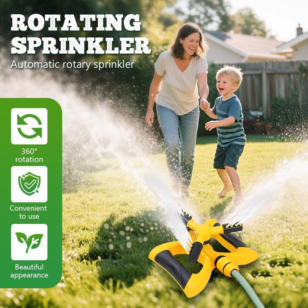 360-Degree Automatic Rotating  - Gardening Tools Plastic recension och pris