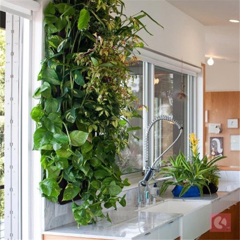 1Pcs Felt Wall Hanging Plant B - Grow Bags recension och pris