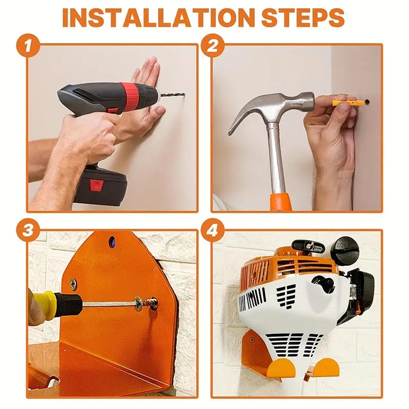 Grass Trimmer Storage Hanger,  - Gardening Tools Required recension och pris