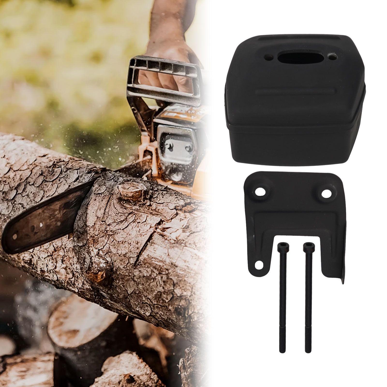 Chainsaw Exhaust System Muffle - Gardening Tools Required recension och pris