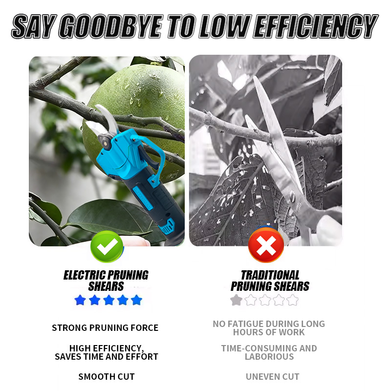 Battery‑Powered Pruning Shears - Essential Gardening Tools recension och pris