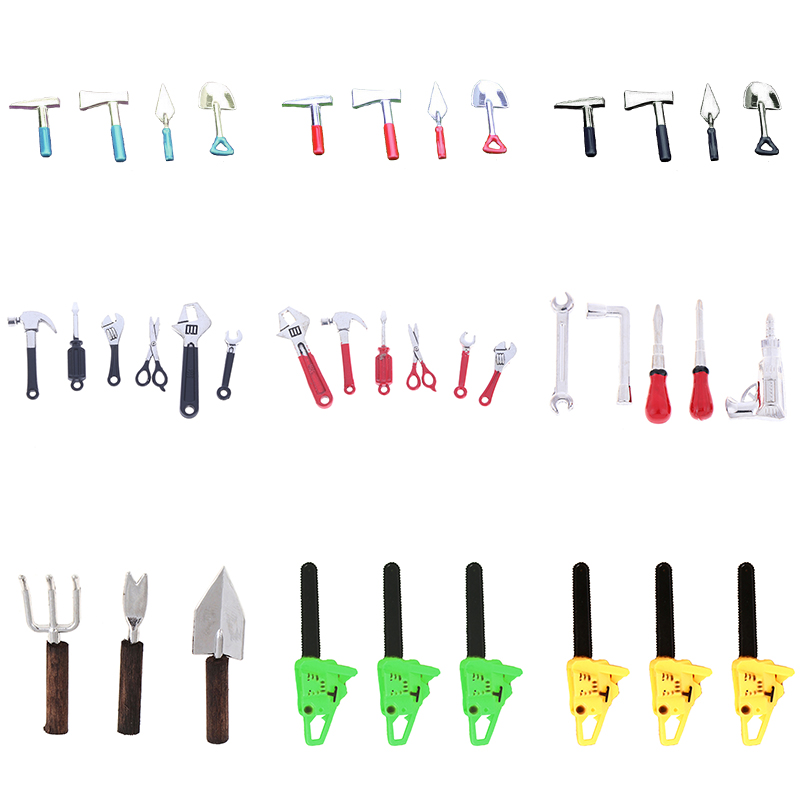 3/4/5/6Pcs Dollhouse Miniature - Gardening Tools Toys recension och pris