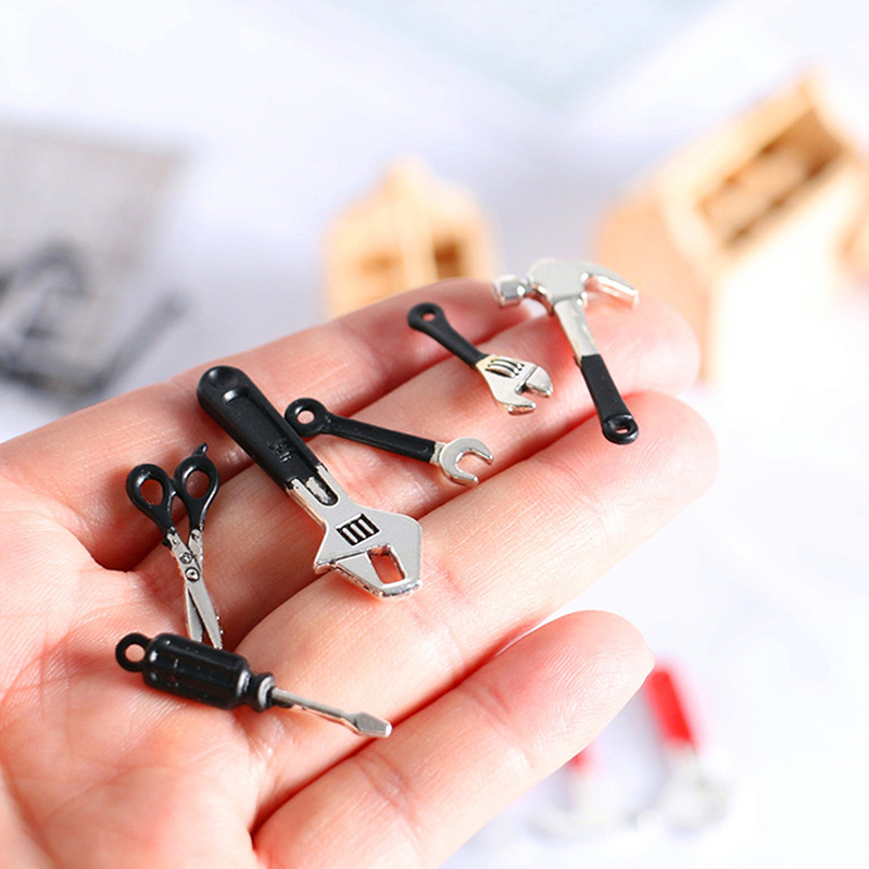 3/4/5/6Pcs Dollhouse Miniature - Gardening Tools Toys recension och pris
