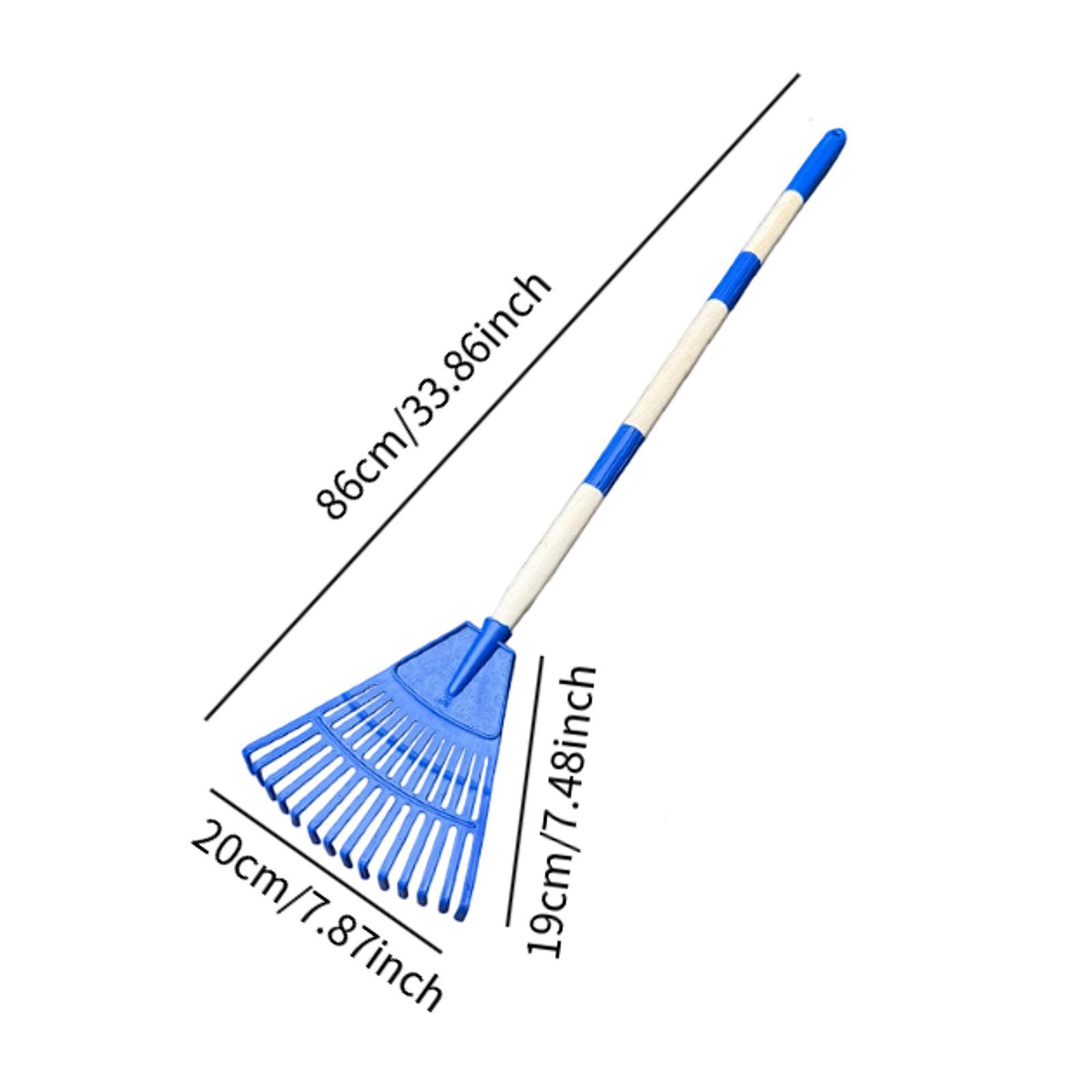 Small Leaf Rake 3 Sections Ste - Gardening Tools For 8 Year Olds recension och pris
