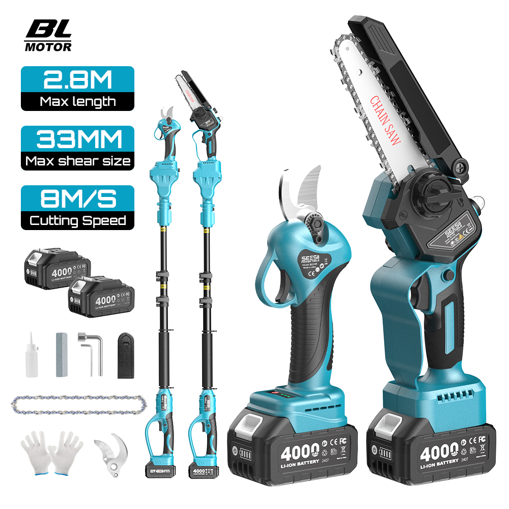 Seesii 3-in-1 Brushless Telesc - Essential Gardening Tools recension och pris