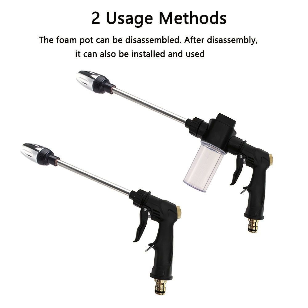 Garden Watering Gun Hose Nozzl - Gardening Tools Plastic recension och pris