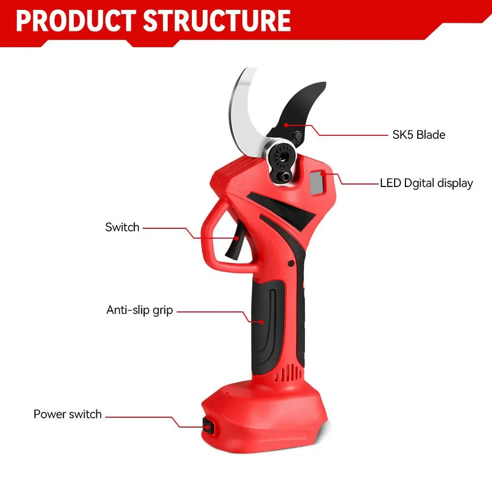 55mm Brushless Electric Scisso - Gardening Tools Battery Powered recension och pris