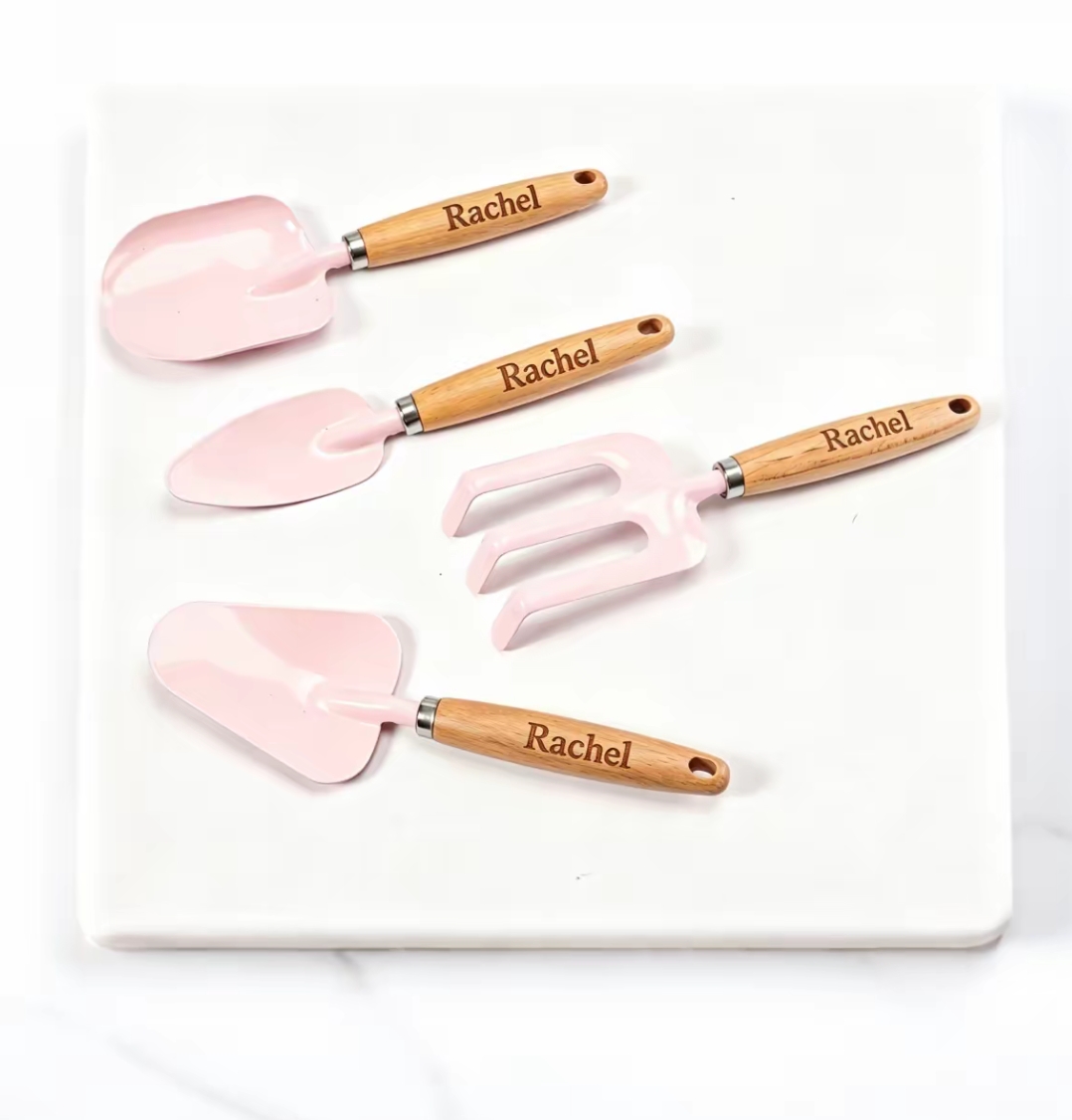 Personalized Name Mini Wooden  - Gardening Tools With Names recension och pris