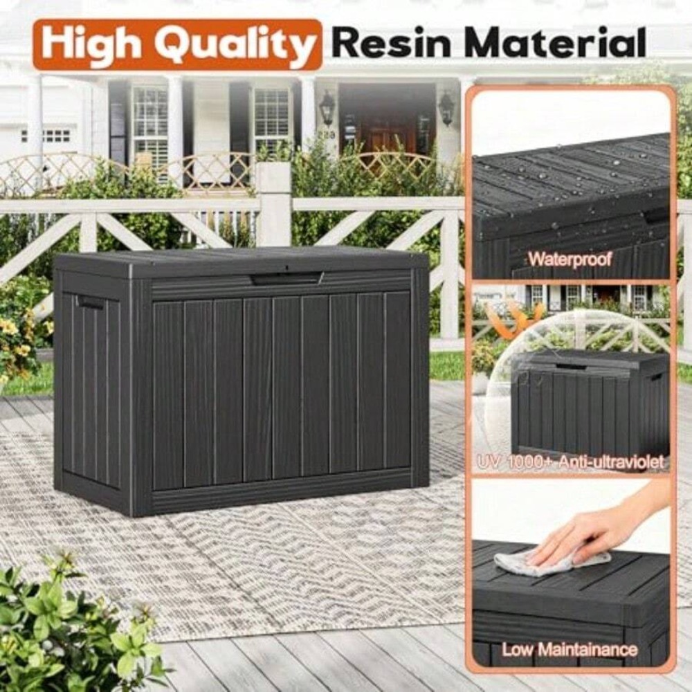 50 Gallon Outdoor Storage Box  - Gardening Tools Toys recension och pris